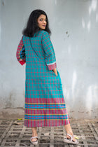 Kajori — Handwoven Gamcha Cotton Kurta Dress