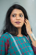 Kajori — Handwoven Gamcha Cotton Kurta Dress