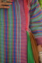 Kanchan — Handwoven Gamcha Cotton Kurta Dress