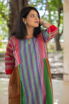 Ushoshi — Handwoven Gamcha Cotton Kurta Dress
