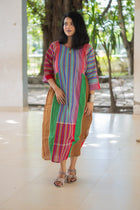 Ushoshi — Handwoven Gamcha Cotton Kurta Dress