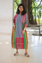 Ushoshi — Handwoven Gamcha Cotton Kurta Dress