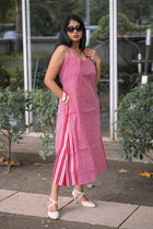 Pinjra — Handwoven Gamcha Cotton Slip Dress