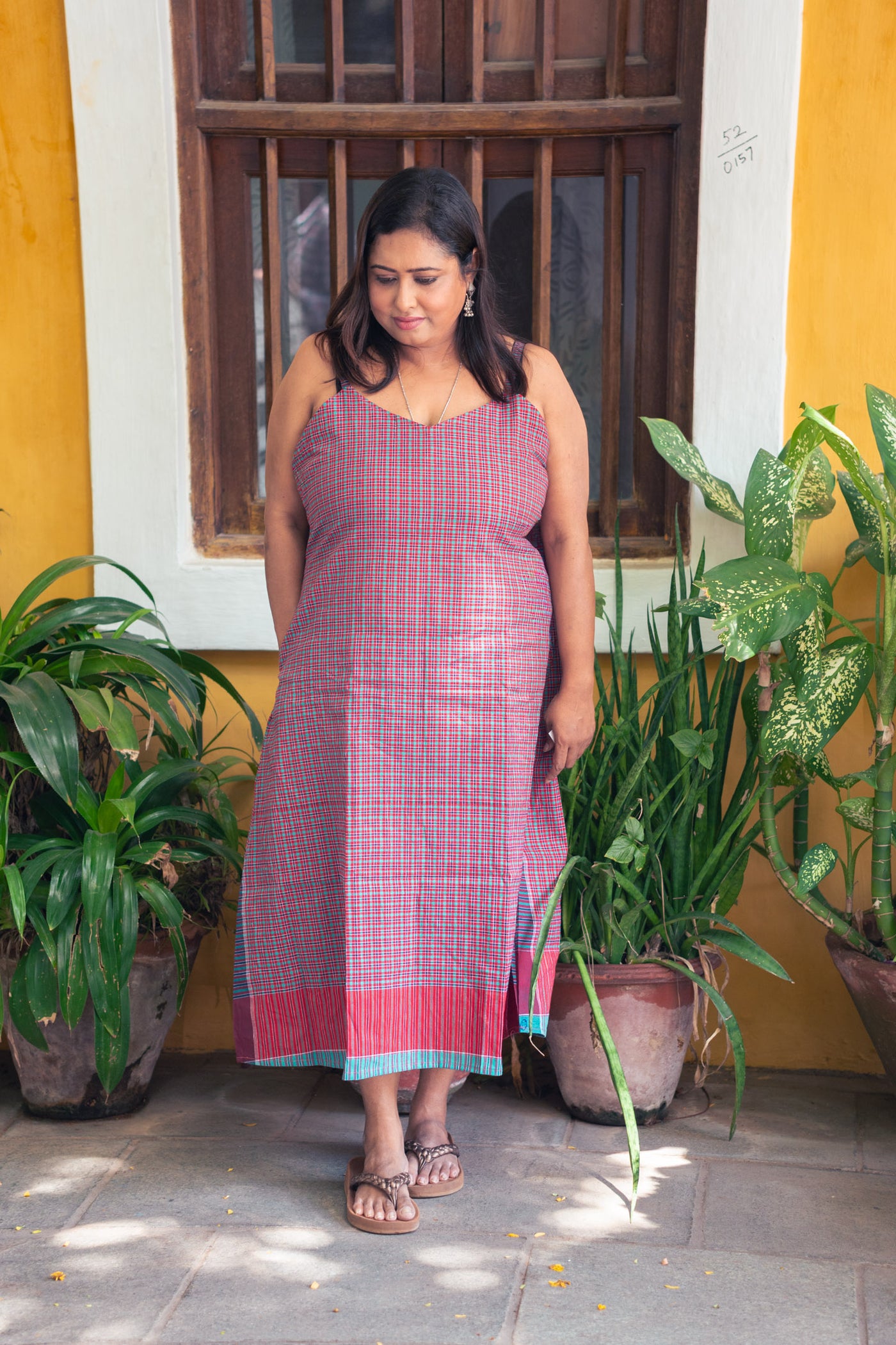 Sunder Bela Gamcha Dress