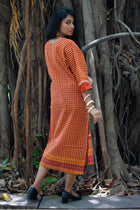 Agnishikha — Handwoven Gamcha Cotton Dress