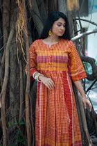 Agnishikha — Handwoven Gamcha Cotton Dress