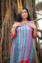 Chitrali — Handwoven Gamcha Cotton Dress