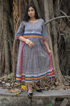 Shrabon — Handwoven Gamcha Cotton Dress
