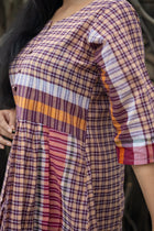 Godhuli — Handwoven Gamcha Cotton Dress