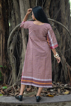 Godhuli — Handwoven Gamcha Cotton Dress