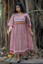 Godhuli — Handwoven Gamcha Cotton Dress