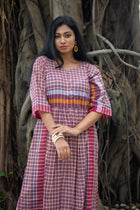 Godhuli — Handwoven Gamcha Cotton Dress