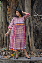 Godhuli — Handwoven Gamcha Cotton Dress