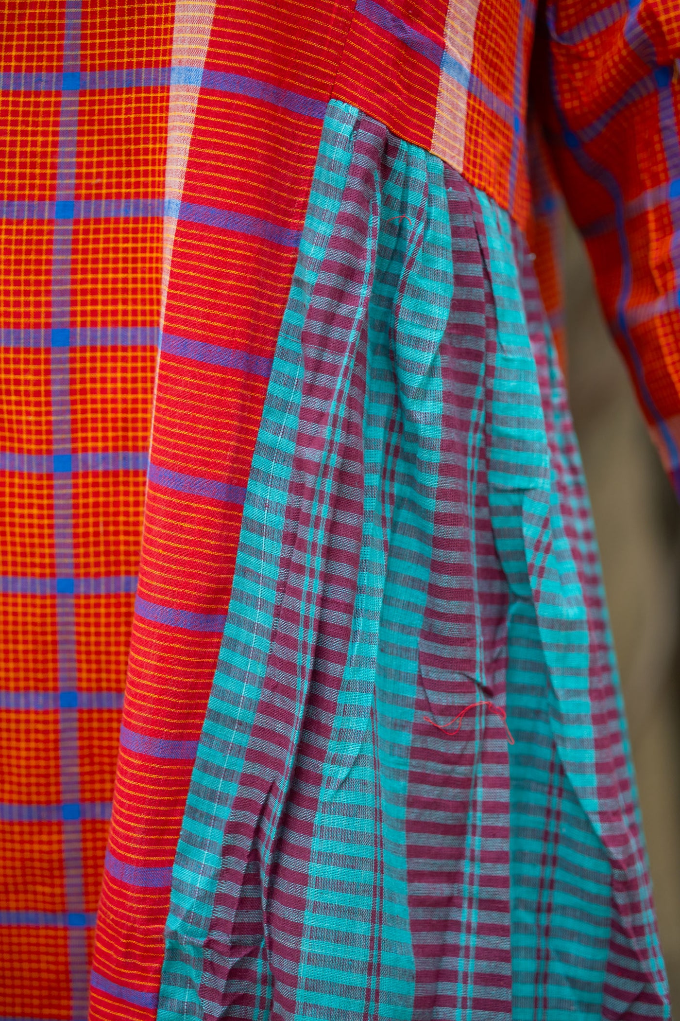 Tapti — Handwoven Gamcha Cotton Dress