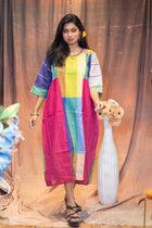 Rongberongi Gamcha Cocoon Dress