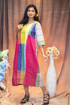 Rongberongi Gamcha Cocoon Dress