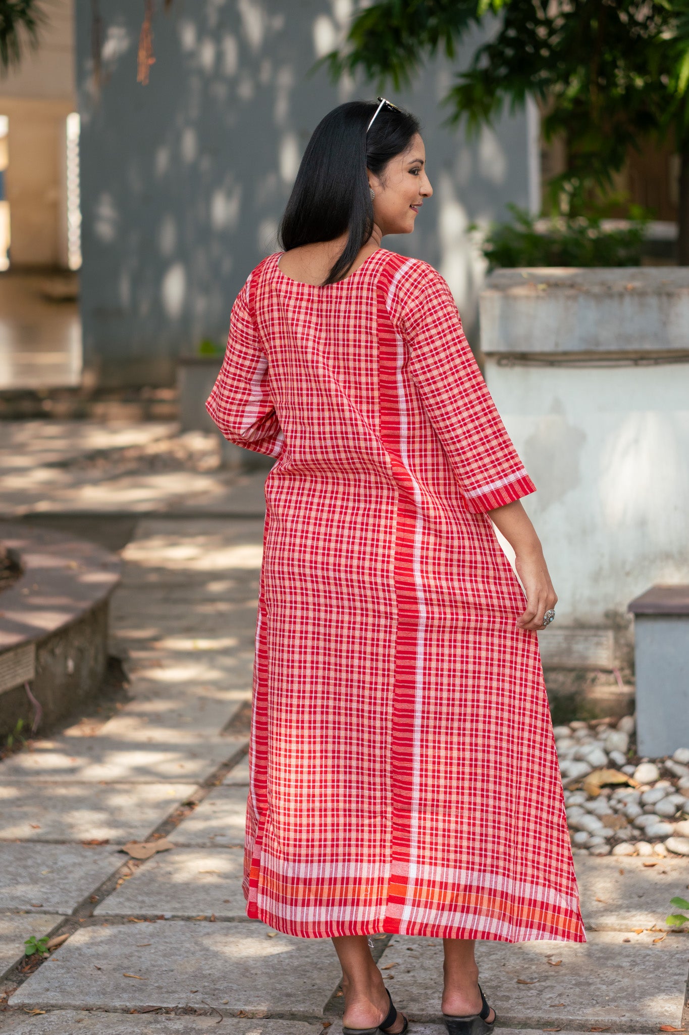 Gamcha Laal Kurta