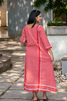 Laal Gamcha Kurta - Uttariya