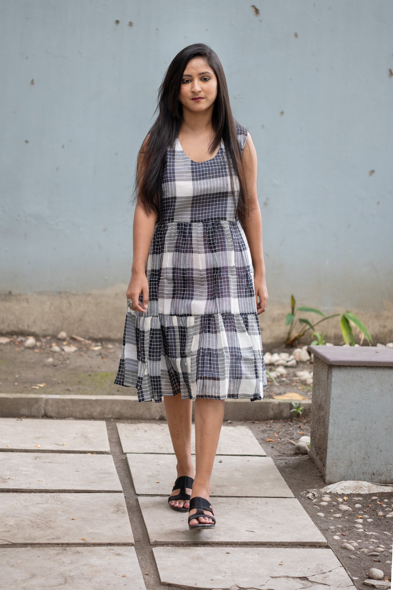 Kohl Check Dress