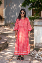 Laal Gamcha Kurta - Uttariya