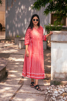 Laal Gamcha Kurta - Uttariya