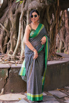 Mehabari Gamcha Saree