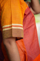 Utsob Gamcha Weave Color-Block Shift Dress