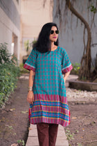 Moyuri Gamcha Weave Shift Dress