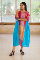 Neelambari Gamcha Dress