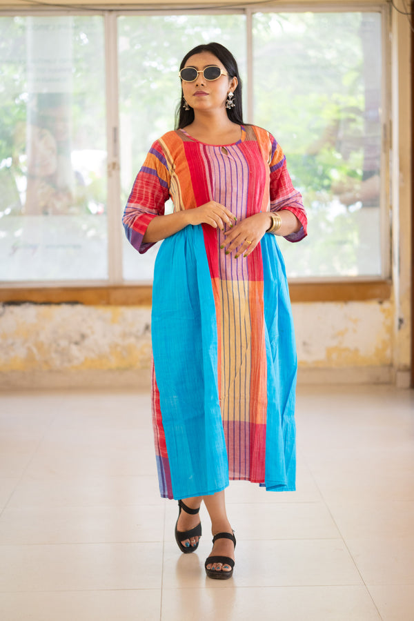 Neelambari Gamcha Dress
