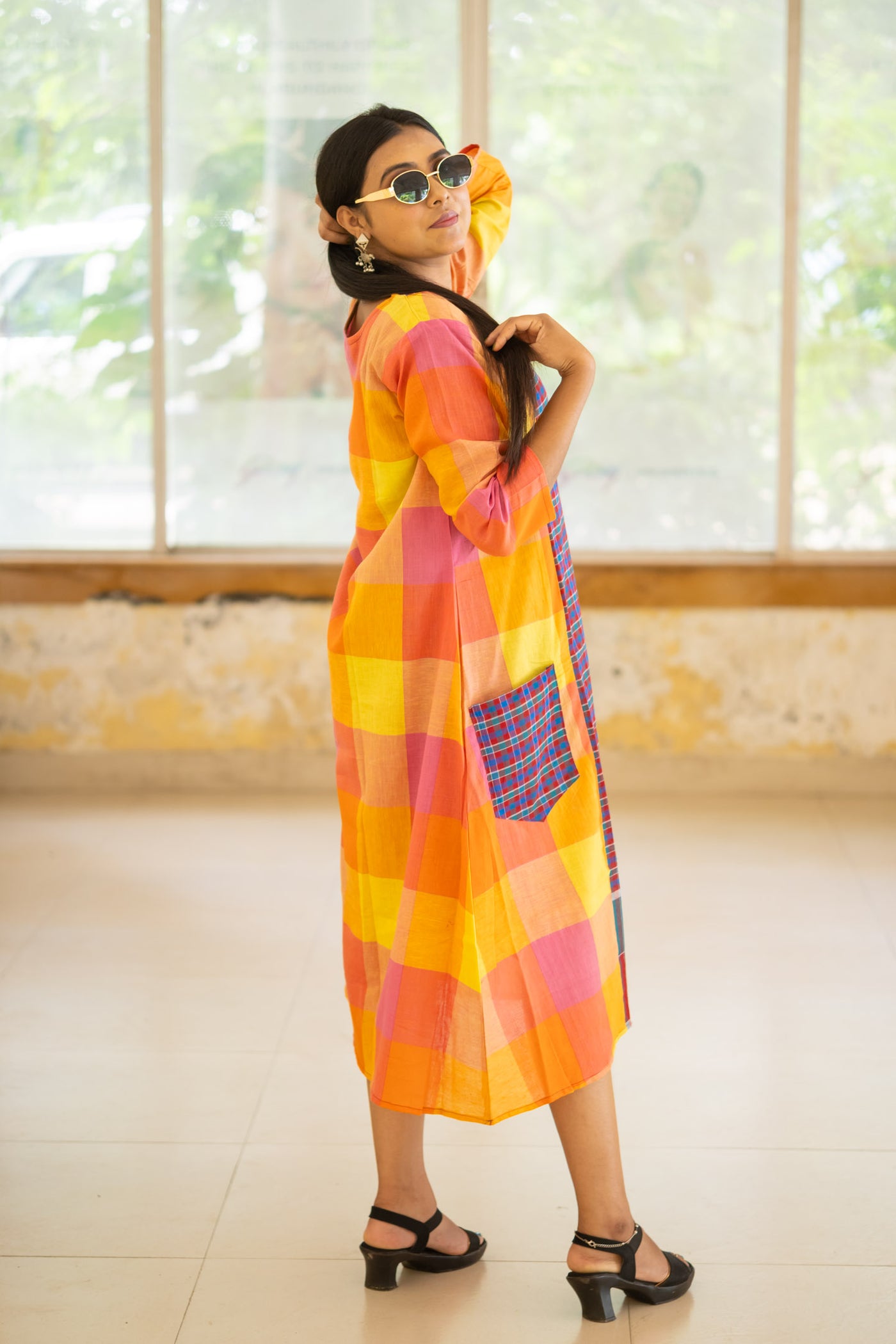 Basanti Gamcha Dress