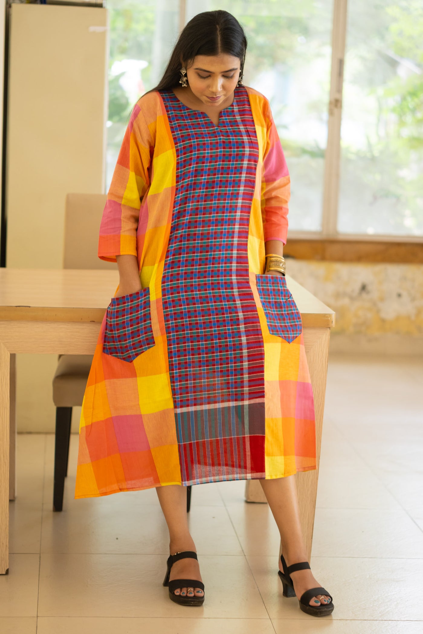 Basanti Gamcha Dress