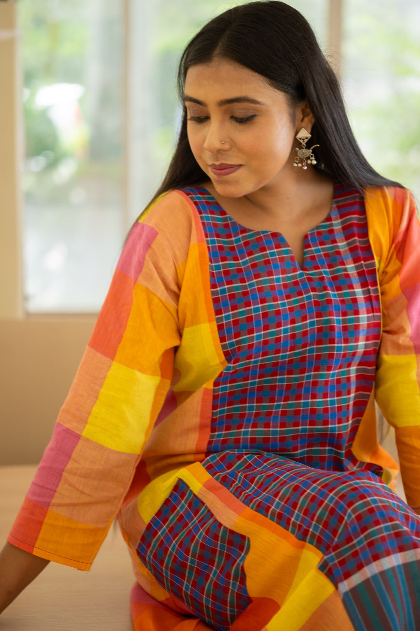 Basanti Gamcha Dress
