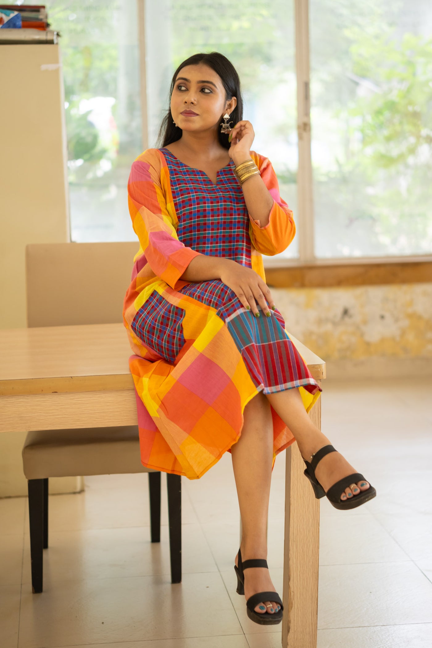 Basanti Gamcha Dress