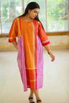 Golapi Gamcha Dress