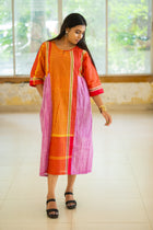 Golapi Gamcha Dress