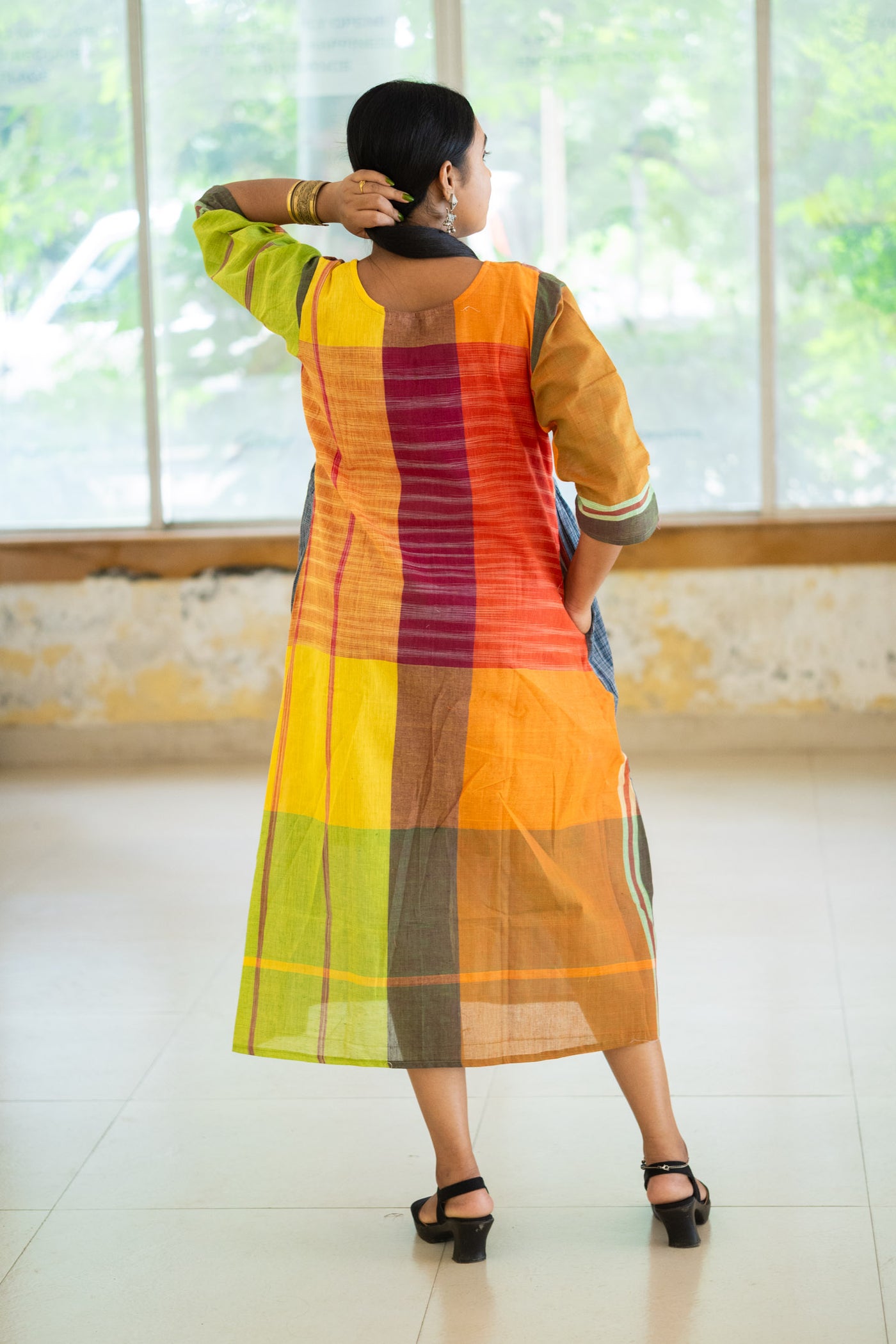 Meghla Gamcha Dress