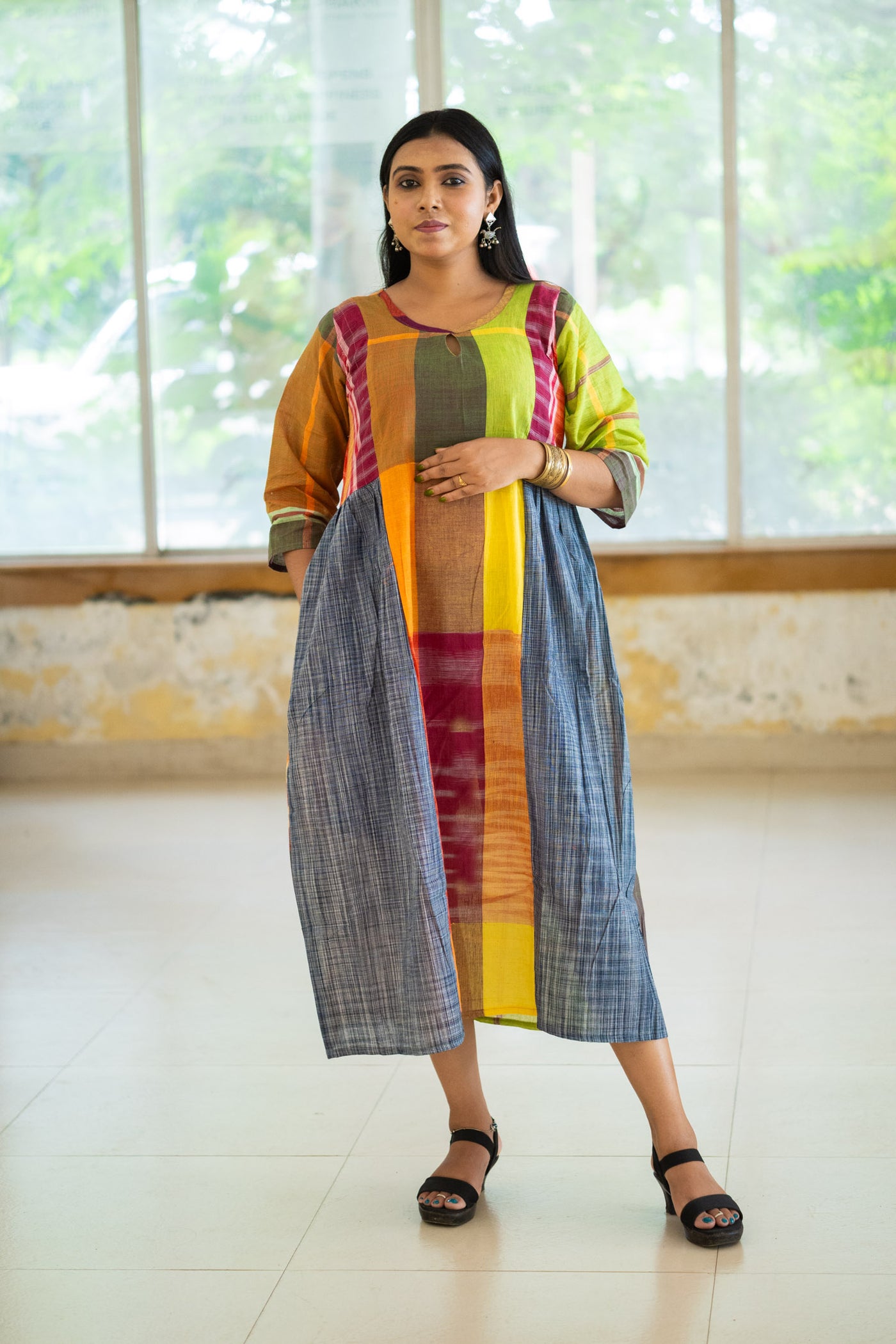 Meghla Gamcha Dress