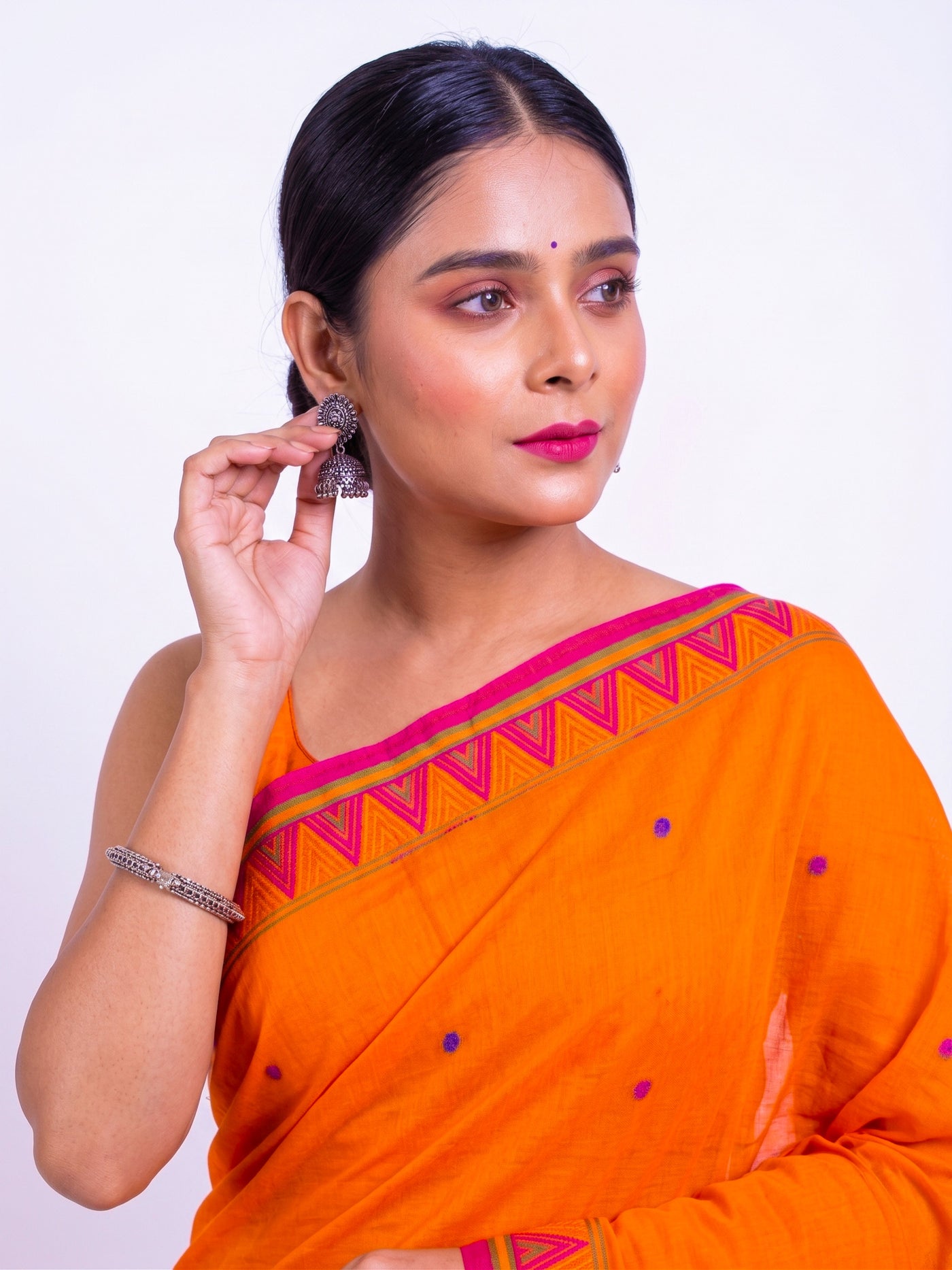 Fire  Dongria Saree - Uttariya