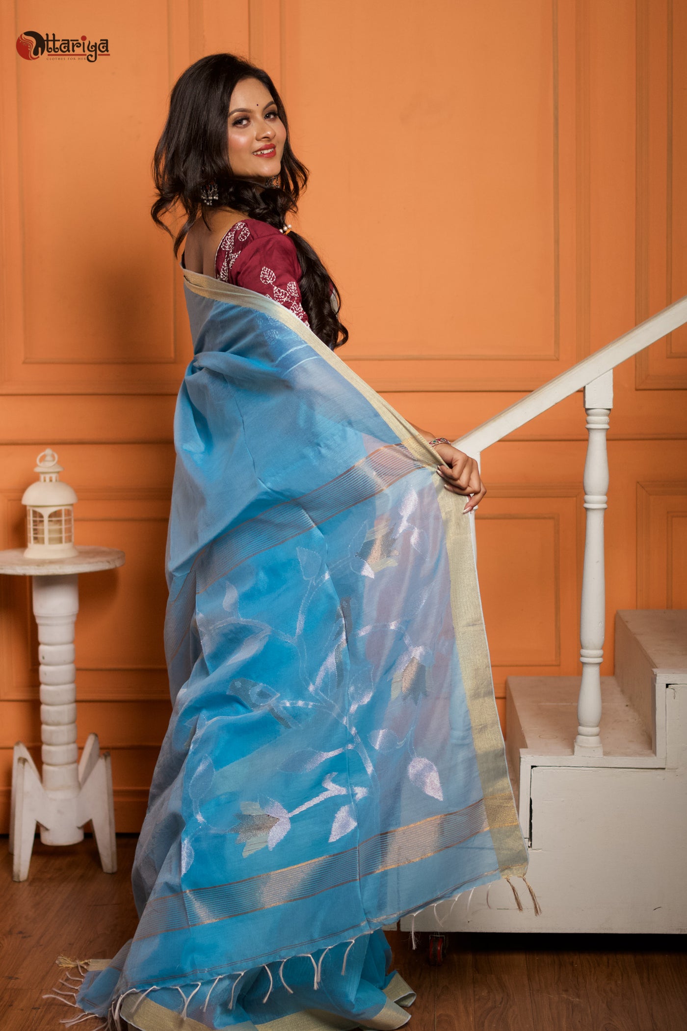 Heritage Weave Splendor Saree - Uttariya