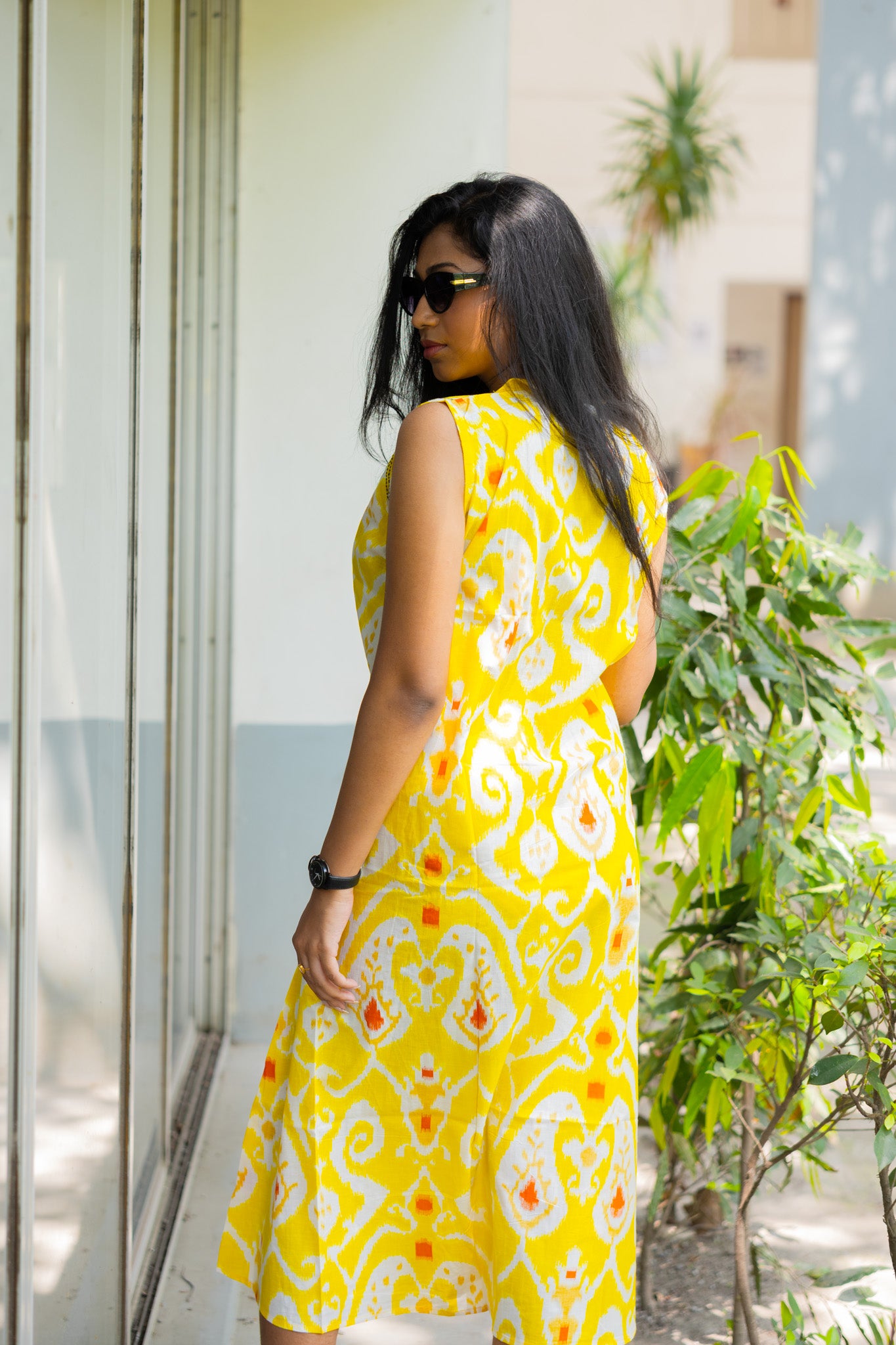 Ikkat Sunny Dress - Uttariya