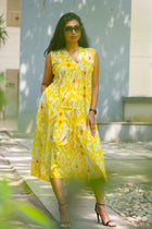 Ikkat Sunny Dress - Uttariya