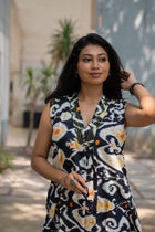Ikkat zebra  Dress - Uttariya