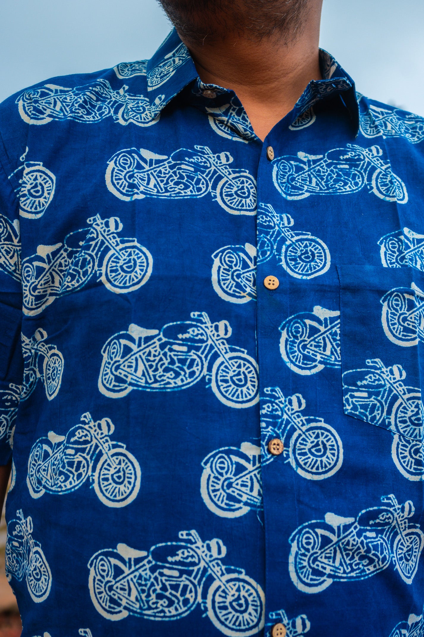 Scooty indigo shirt