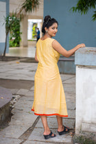 Shubhra Jamdani Dress - Uttariya