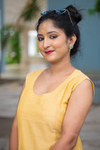 Shubhra Jamdani Dress - Uttariya