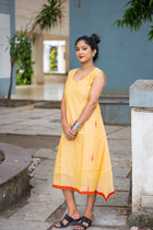 Shubhra Jamdani Dress - Uttariya