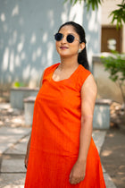 Alpona Soft Jamdani Dress - Uttariya