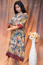 Kinnari Kalamkari Silk Dress