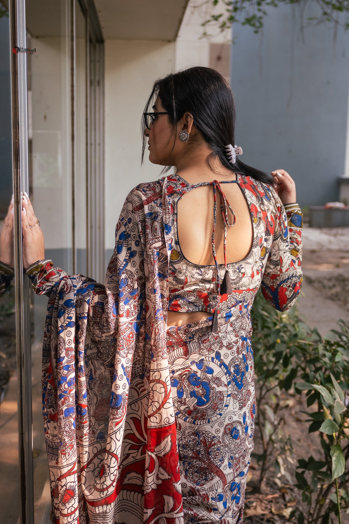 Raj Kahini Kalamkari Saree